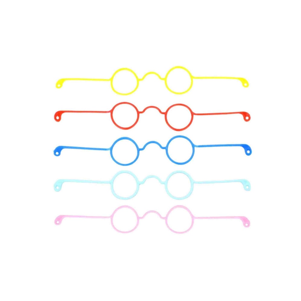 Amigurumi Gözlük 5 Adet Renkli