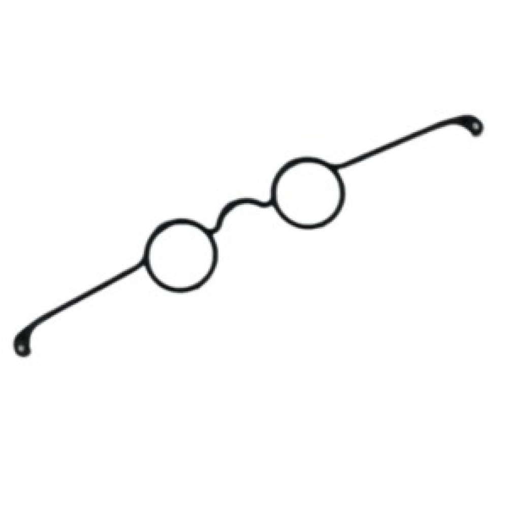 Amigurumi Gözlük 5 Adet Siyah