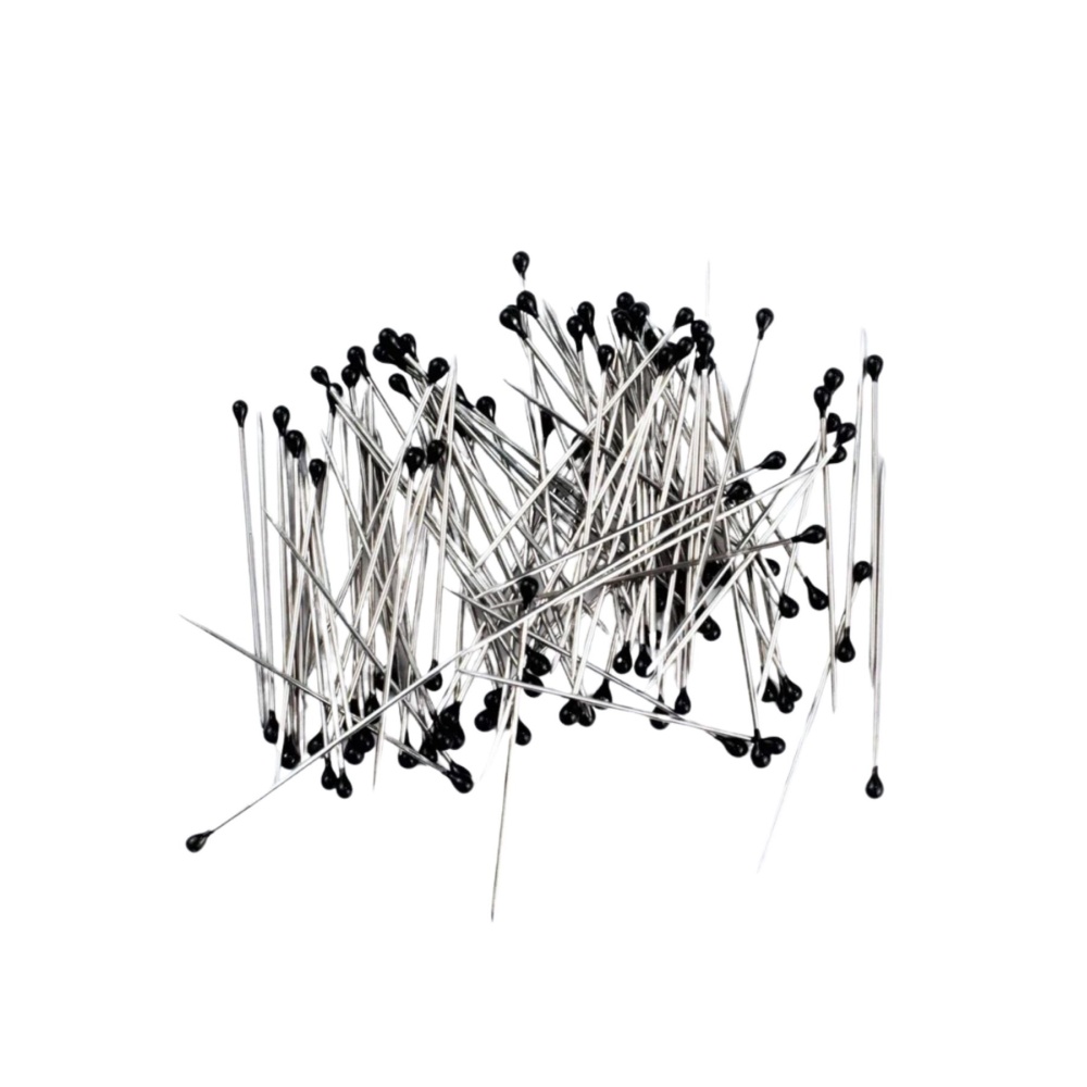 Minelli İğne Kutulu Siyah Başlı 100lü