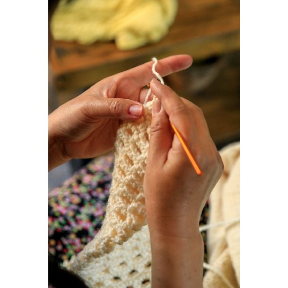 Silikon Saplı Dantel Tığ 7 Numara