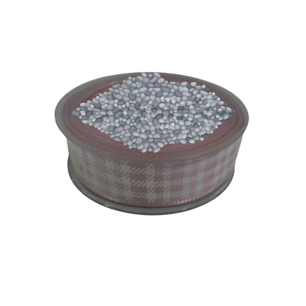 Tafta Ekoseli Kurdele 25 mm Pudra 5 Metre