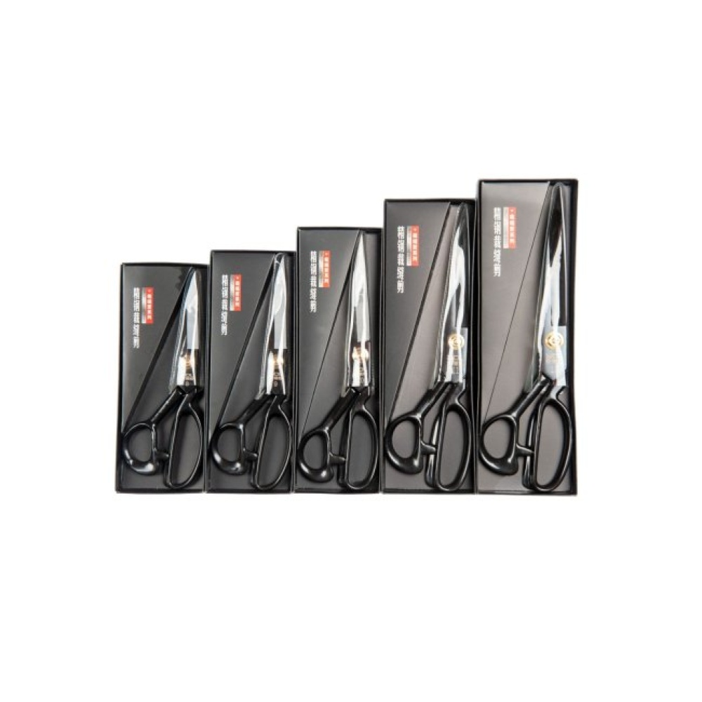 Terzi Makası Siyah Metal Saplı 9 Numara