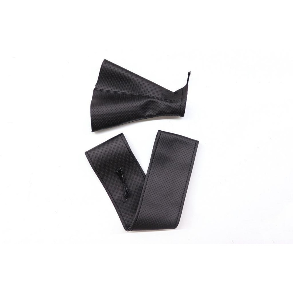 Tüm Araçlara Uyumlu Direksiyon Kılıfı Ve Vites Körüğü Siyah Vinil