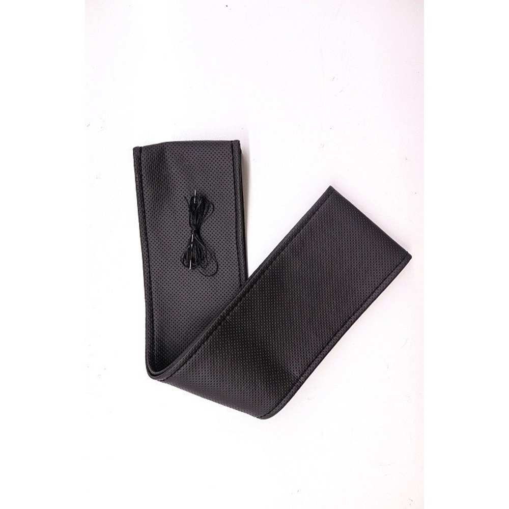 Tüm Araçlara Uyumlu Vinil Direksiyon Kılıfı, Dikmeli Siyah Dikişli