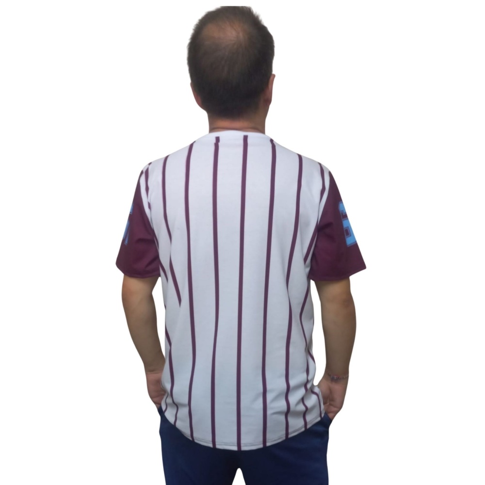 Erkek T-Shirt 61 Numara Baskılı Siyah (Kesik Elyaf Kumaş)