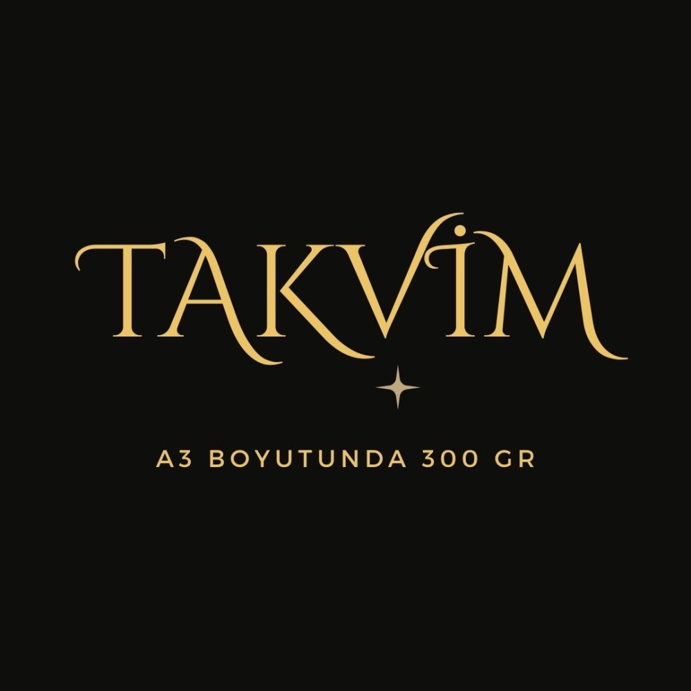 Takvim 2026 Premium A3 300 gr Dijital Baskı Düşünce