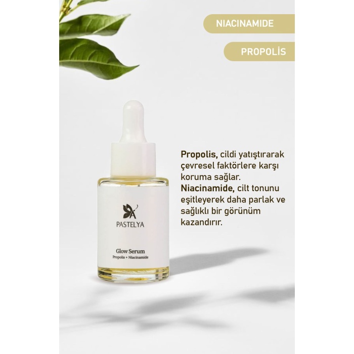 Glow Aydınlatıcı Yüz Serumu – Propolis ve Niacinamide İçerikli