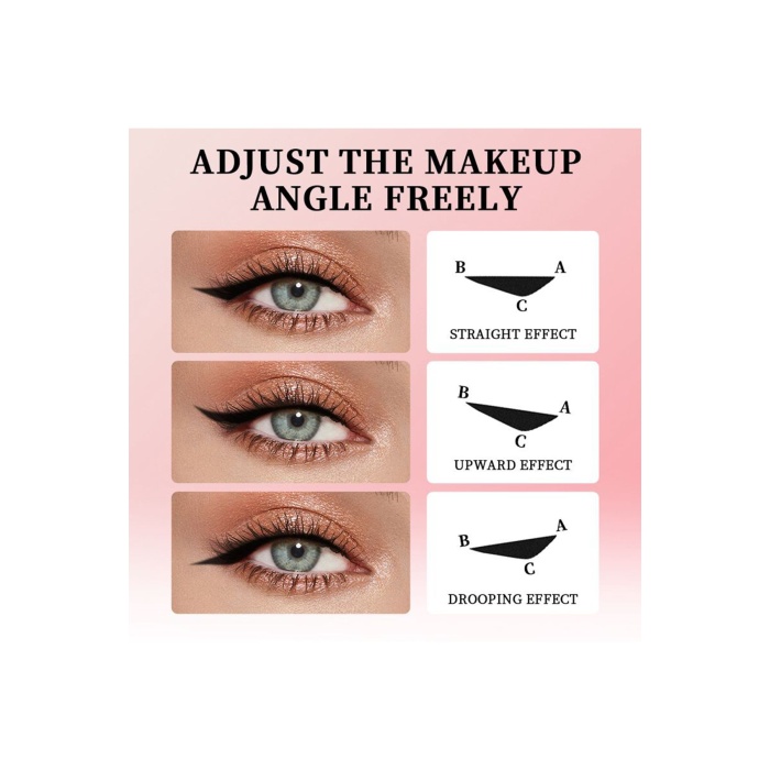 Suya Dayanıklı Çift Taraflı Eyeliner Damga Kalem – Sağ ve Sol Göz Uyumlu