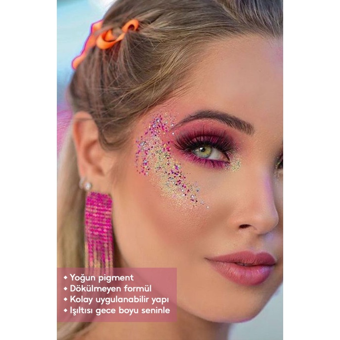 Glitter Sim Far – Yüz ve Vücut için Parıltılı Sim Göz Farı 5302-1/125