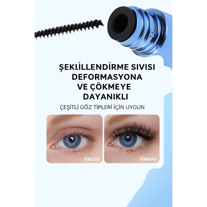 Uzun Süre Kalıcı Maskara – Dağılmayan ve Topaklanmayan Kirpik Etkisi
