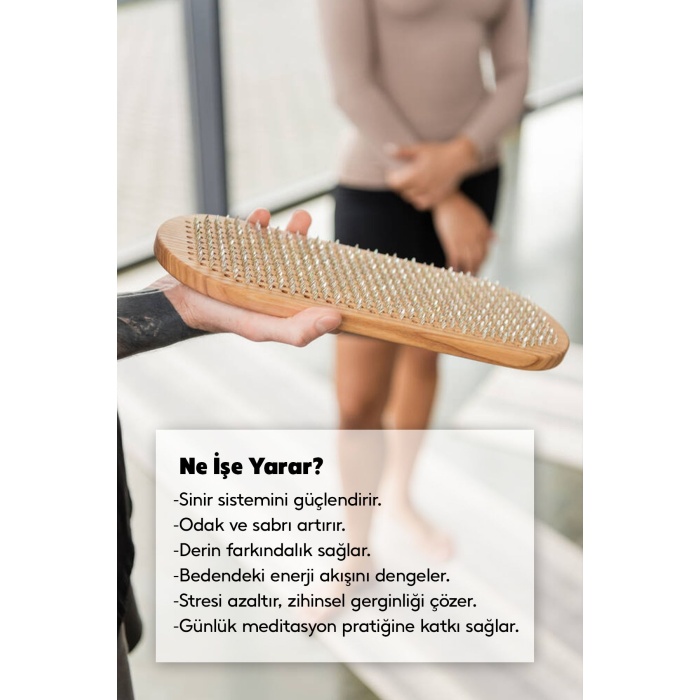 Yoga Çivili Tahtası – Refleksoloji ve Masaj Destekli Rahatlama Tahtası