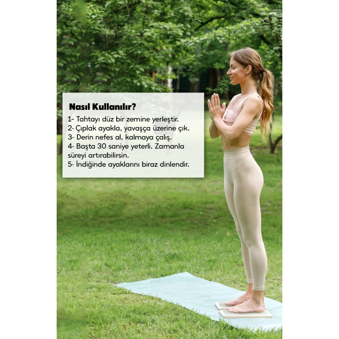 Yoga Çivili Tahtası – Refleksoloji ve Masaj Destekli Rahatlama Tahtası