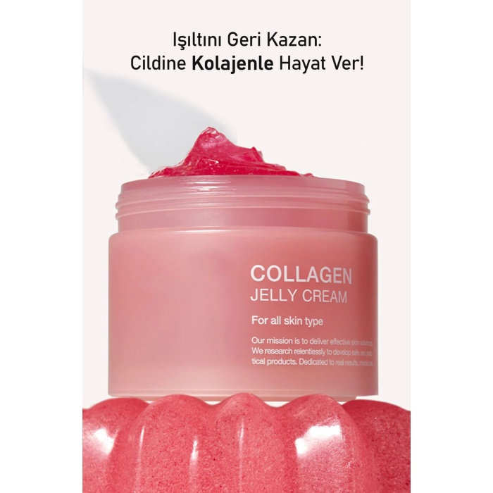 Yaşlanma Karşıtı Collagen Jel Yüz Kremi – Nemlendirici ve Onarıcı Gece Kremi