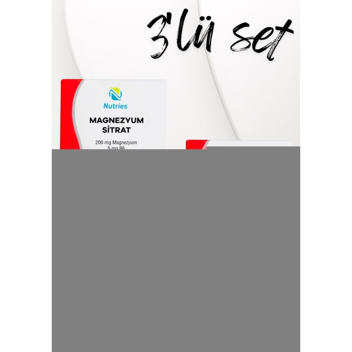 Magnezyum Sitrat Saşe – 3’lü Ekonomik Set