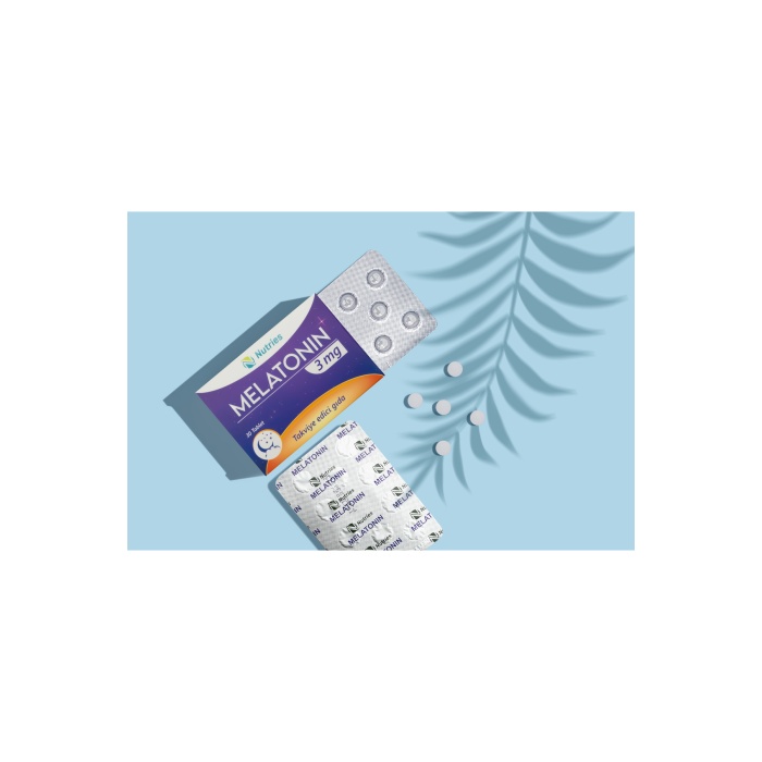 Melatonin Uyku Destek Tableti 3 mg 30’lu – 3’lü Ekonomik Set