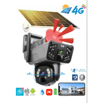 O-kam 3915 Dual Lens 6mp 4g, Güneş Enerjili, Gece Görüşlü, Sesli Konuşma Akıllı Kamera