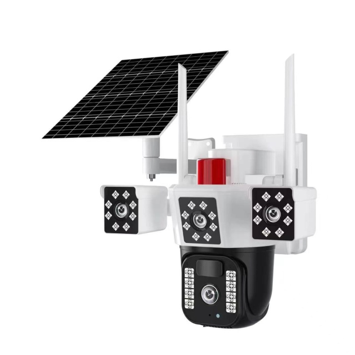 Okam 3030 4g Güneş Enerjili Dual Lens 360° Görüş Akıllı Güvenlik Kamerası