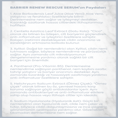 Barrier Renew Rescue Serum