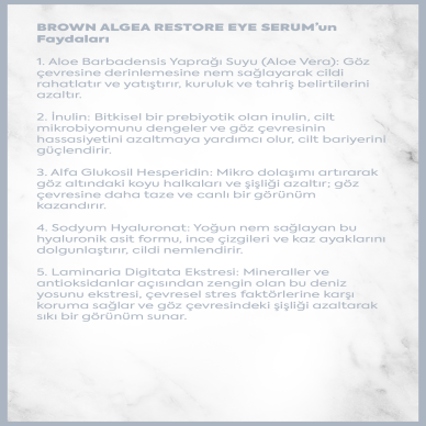 Brown Algae Restore Eye Serum