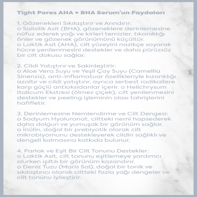 Tight Pores AHA + BHA Serum