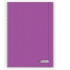 Myline Nova A4 P.P Kapak 60 Yaprak Kareli Mor Defter