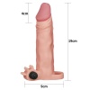 Pleasure X-Tender Realistik Titreşimli Uzatmalı Penis Kılıfı