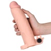 Pleasure X-Tender Realistik Titreşimli Uzatmalı Büyük Penis Kılıfı