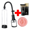 Penis Pompası+Vajina Başlık+Titan Gel GoldPenis Pompası+Vajina Başlık+Titan Gel Gold