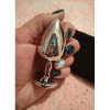 Arkası Taşlı Büyük Boy Metal Anal Plug