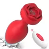 Uzaktan Kumandalı Gül Şekilli Anal Vibrator