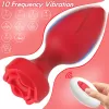 Uzaktan Kumandalı Gül Şekilli Anal Vibrator