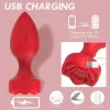 Uzaktan Kumandalı Gül Şekilli Anal Vibrator