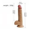 24,5 cm Esmer Realistik Dildo