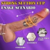 Esmer Telefon Kontrollü Hareketli Gerçekçi Dildo Vibratör