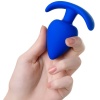 8,3 cm Silikon Mavi Anal Plug