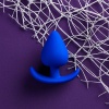 8,3 cm Silikon Mavi Anal Plug