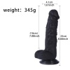 22CM Siyah Realistik Dildo