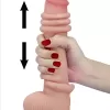23 cm Dual Layer Oynar Derili Realistik Dildo