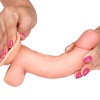 20 cm Dual Layer Oynar Derili Realistik Penis Dildo