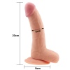 20 cm Kalın Realistik Penis Dildo