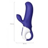 17,7 cm Magic Bunny Silikon Mor Vibratör