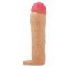 5 cm Dolgulu Premium Ten Rengi Silikon Penis Kılıfı