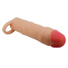 5 cm Dolgulu Premium Ten Rengi Silikon Penis Kılıfı