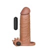 3 cm Uzatmalı Realistik Titreşimli Penis Kılıfı