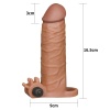 3 cm Uzatmalı Realistik Titreşimli Penis Kılıfı