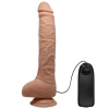 28 cm Titreşimli Gerçekçi Kalın Dildo Penis
