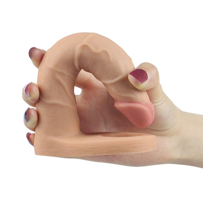 16 cm Realistik Anal Dildo & Penis Halkası