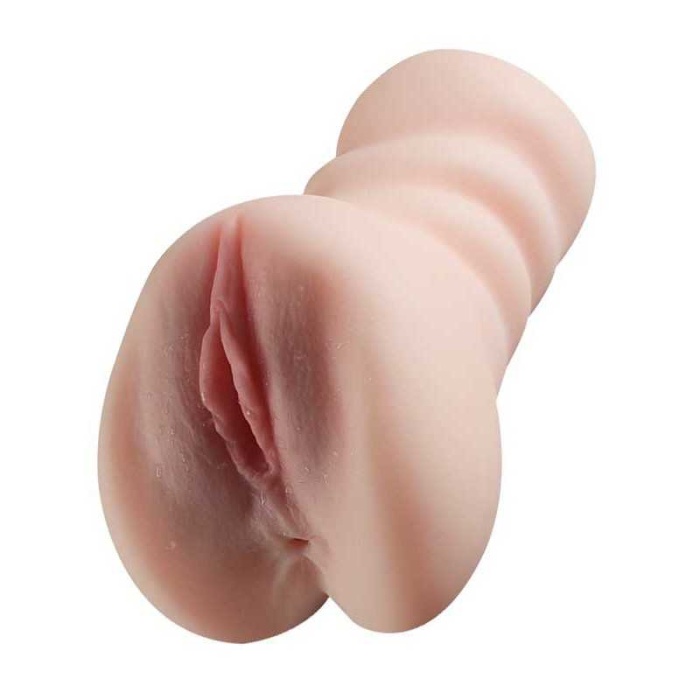 Anal ve Vajinal Çift Girişli Gerçekçi Mastürbatör