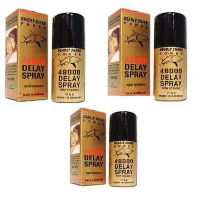 Orjinal 3Lü E Vitaminli Shark Delay 48.000 Sprey