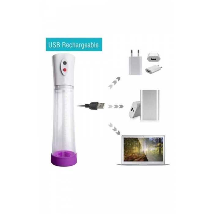 USB Şarjlı Otomatik Penis Pompası